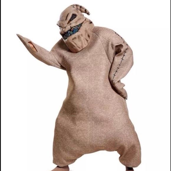 Nightmare Before Christmas - Oggie Boogie Deluxe Costume / Latex Mask - size Med - Picture 1 of 1